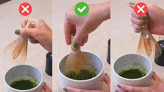 How To Whisk Matcha The RIGHT Way!