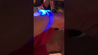 Remote radio control LED bracelets, super bright, whole band light up!