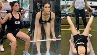 Mahesh Babu Heroine Kriti Sanon Superb H0T Workout |  Kriti Sanon Latest Video | TFPC