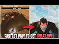 FASTEST Way To Get GREAT APE FORM In NEW Roblox Dragon Soul Update