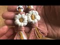 macrame daisy diy macrame flower