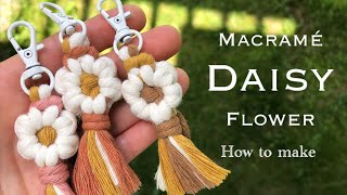 MACRAME DAISY | DIY Macrame Flower