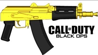 Black Ops: Golden AK74u on Summit (BO2/MW3 DLC)