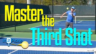 The BEST Pickleball Third Shot Technique - Learn the Pickleball Long Dink