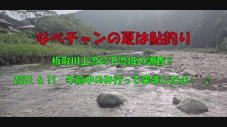 【鮎釣り】なべチャンの夏は鮎釣り　板取川上流の下流域の調査‼　2021 6 11 午前中のみ行って来ましたよ(^^♪