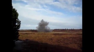 500 gram C4 explosives live fire exercise with Hjemmeværnet