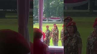 Melihat Bapak Prabowo ketika berkunjung ke markas kopassus di Cijantung #kopassus #shorts