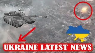Today Latest Ukraine Breaking News Ukrainian Tank Destroyed Russian Armored Carrier in a single shot