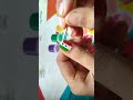 tricolour 🇮🇳 nail art for short nails 😱 nailart tricolor nails viralshort youtubeshorts yt