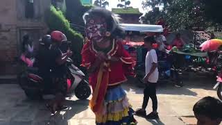 काठमाडौँको टोखामा नवारी समुदायहरूको जात्रा सुरू,लाखेनाच  Lakhe Dance