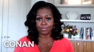 Michelle Obama Remembers Justice Ruth Bader Ginsburg | CONAN on TBS