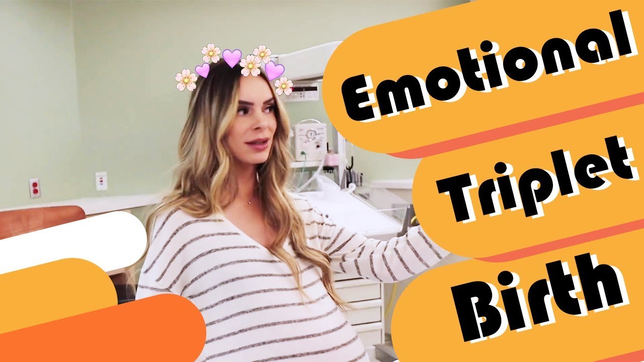 Emotional Triplet Birth - YouTube