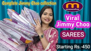 *Huge* Meesho Jimmy Choo Saree Collection | Meesho Trending Sarees | Adhira