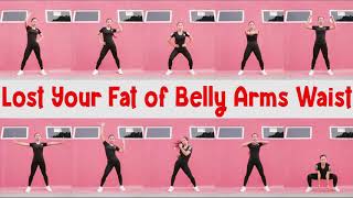 10 AEROBIC TABATA WORKOUT Lost Fat Belly & Arms (once a day)