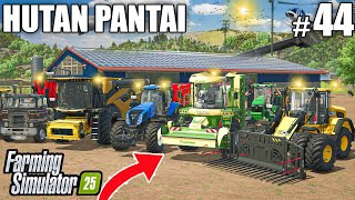 BIG FORAGE OPERATION for 750 COWS (+300.000 LITERS) | Farming Simulator 25-HUTAN PANTAI | Episode 44