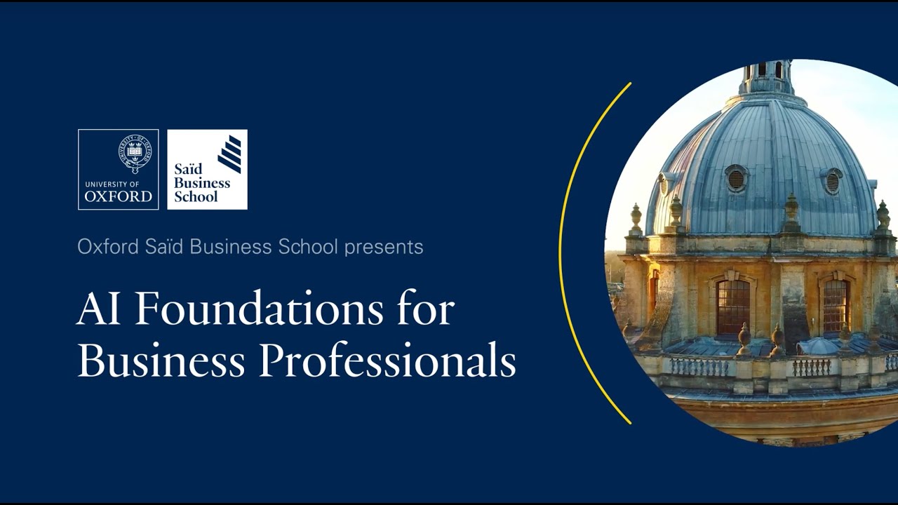 Ai Foundations For Business Professionals Youtube