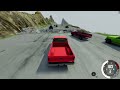 Racing Against 100 Cars Falling from The Sky in BeamNG Drive Mods!