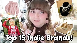 🛍️ TOP 15 UNHEARD OF LOLITA FASHION INDIE BRANDS