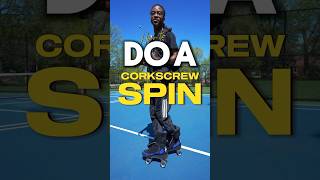 Corkscrew Spin Tutorial #rollerskating #tutorial
