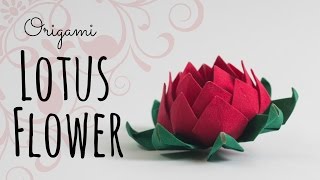 How to make an origami Lotus Flower.