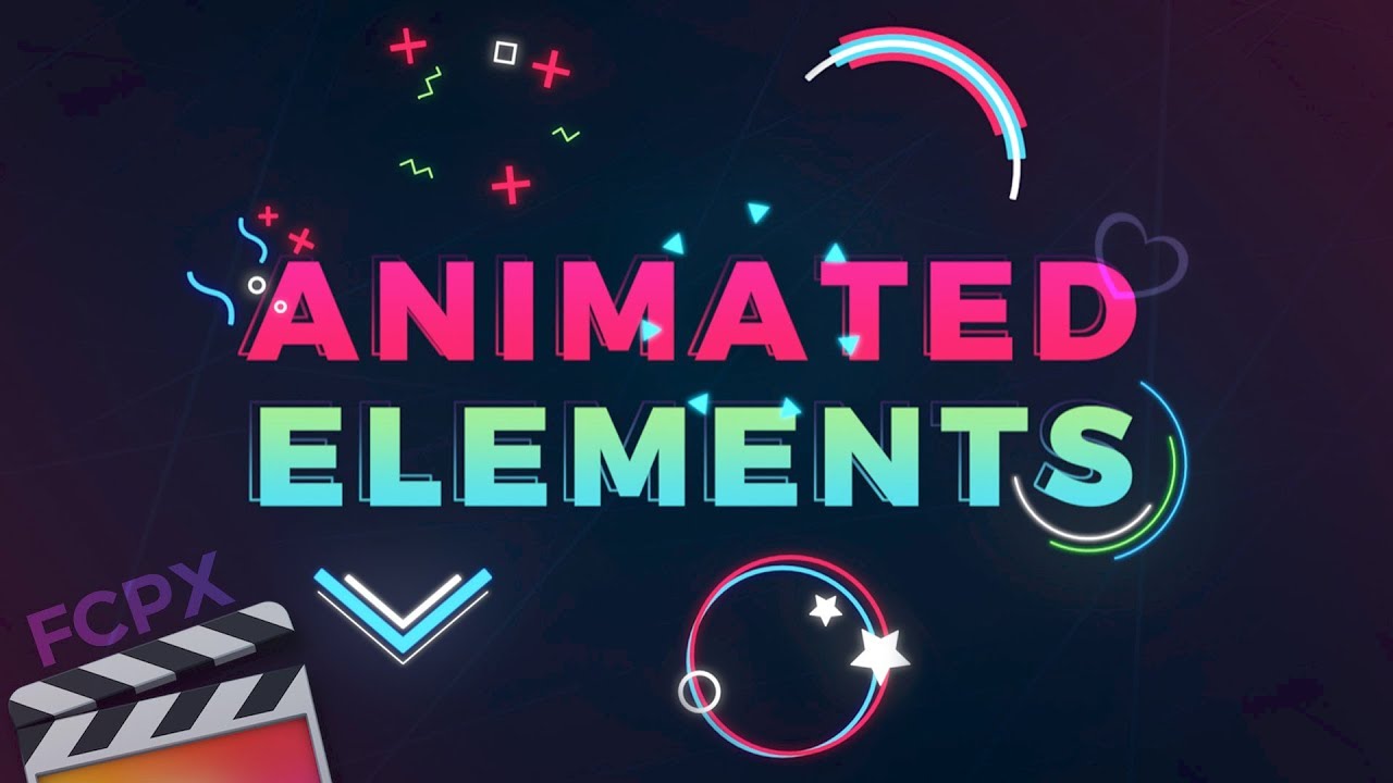 Animated Elements For Final Cut Pro - YouTube