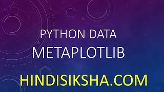 Python+Data: Metaplotlib and plotting graph with help of numpy in Hindi