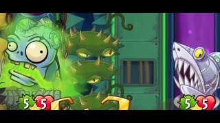 When Zombot Sharktronic enters the field, the opponent has decided his decision | PvZ heroes