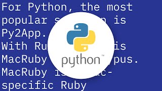 How can I use Ruby to create an "EXE" like DropBox used Python?