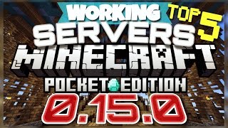 Minecraft Pocket Edition 0.15.0 - BEST 5 SERVERS TO JOIN [Minecraft PE 0.15.0] (MCPE) (WORKING)