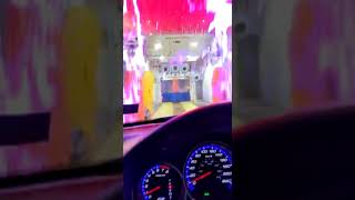 Reaction to Colorful Automatic Car Wash | #shorts #justforfunvlogs