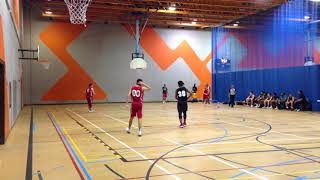 Homenetmen Gamk vs st Laurent Lynx mbl juveline basketball January 11th 2018 4th quarter