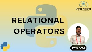 14. Relational Operators: Python Operators | Python for All | For Complete Beginners