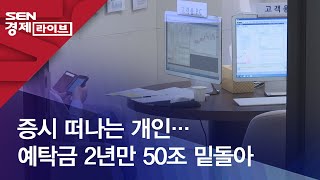 증시 떠나는 개인…예탁금 2년만 50조 밑돌아