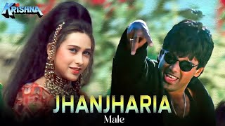 Usse Nazar Mili Beech Bazaar Mein - Jhanjharia Male | Krishna | Suniel Shetty, Karisma Kapoor