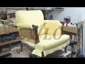 HOW TO REUPHOLSTER THE ARM AND BACK Of A CHAIR -  ALO Upholstery