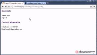 jQuery Basics: Toggle