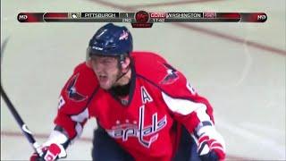 Ovechkin's Playoff Hat Trick vs. Pittsburgh (5/4/2009)
