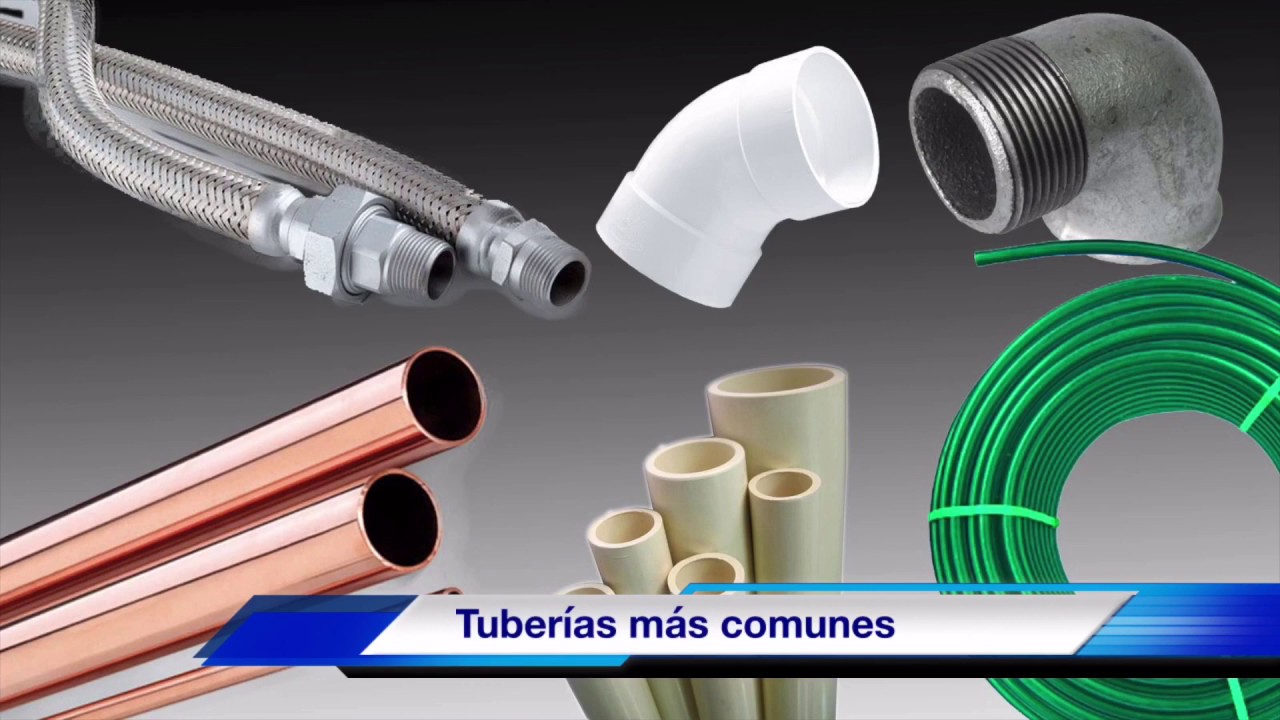 Tipos De Tubería Para Agua PVC, CPVC, PPR, Cobre Usos Más Comunes - YouTube