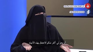 دكتورة أمريكية أسلمت تحرج المسلمين العرب المشاركين بعيد الكريسماس وأعياد الغرب