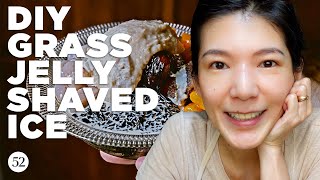 How to Make Grass Jelly Shaved Ice | In the Kitchen with Mandy Lee