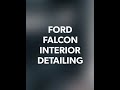 FORD FALCON INTERIOR CLEANING