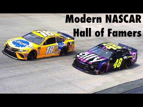 Modern NASCAR Hall Of Famers - YouTube