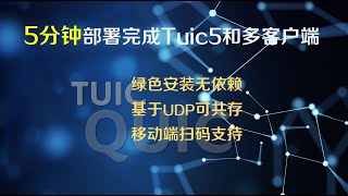 5分钟完成tuic5服务端和多客户端部署，快速开启QUIC高效代理，安装无依赖、天然可共存