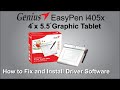 How to fix and install Genius EasyPen i405X download Driver for Windows 7, 8, 10