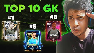 TOP 10 H2H GK IN FC MOBILE UPDATED LIST