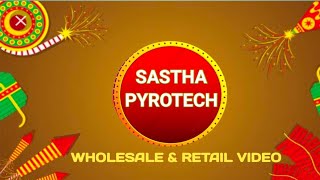 SIVAKASI CRACKERS FACTORY OUTLET 🧨 SASTHA PYROTECH 2022