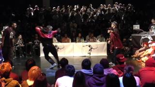 JUSTE DEBOUT JAPAN 2016 HIPHOP BEST8 I-muth vs Ghost Flow movement