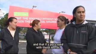 Some Maori angry with Air NZ billboard Te Karere TVNZ 10 Jun 2010.wmv