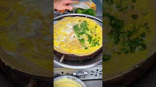 🥰 Satisfying with delicious egg pancake 🥳 #streetfood #satisfying #satisfyingvideo