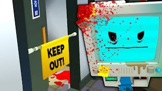 INSIDE TEMP BOTS SECRET MURDER ROOM (This is scary...)| Job Simulator VR Infinite Overtime HTC Vive)